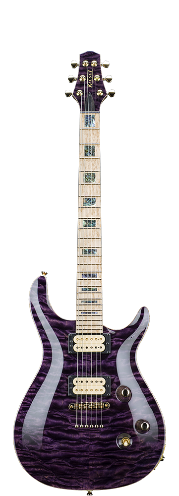 Kiesel Guitars Purple Saber Finish
