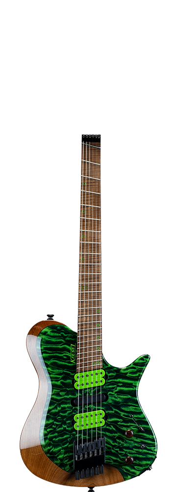 Kiesel Guitars Green Candy Finish